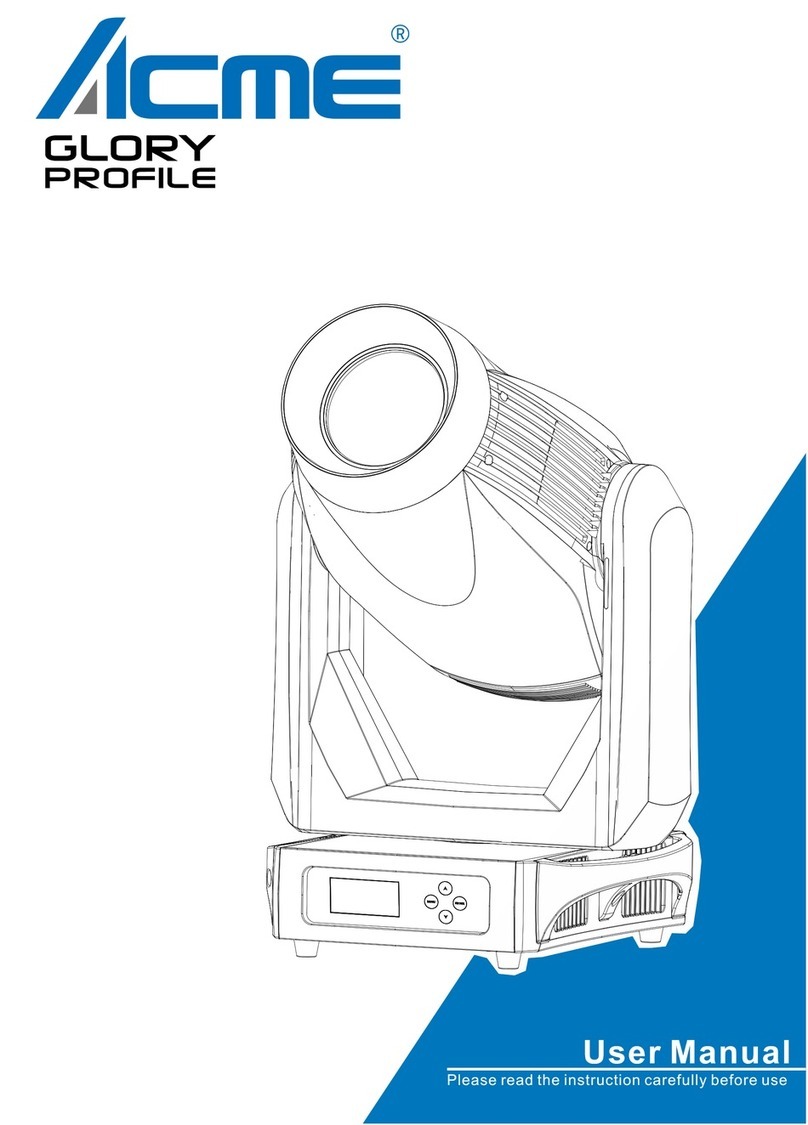 ACME GLORY PROFILE user manual