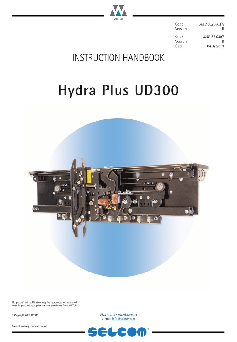 WITTUR Hydra Plus UD300 Instruction handbook