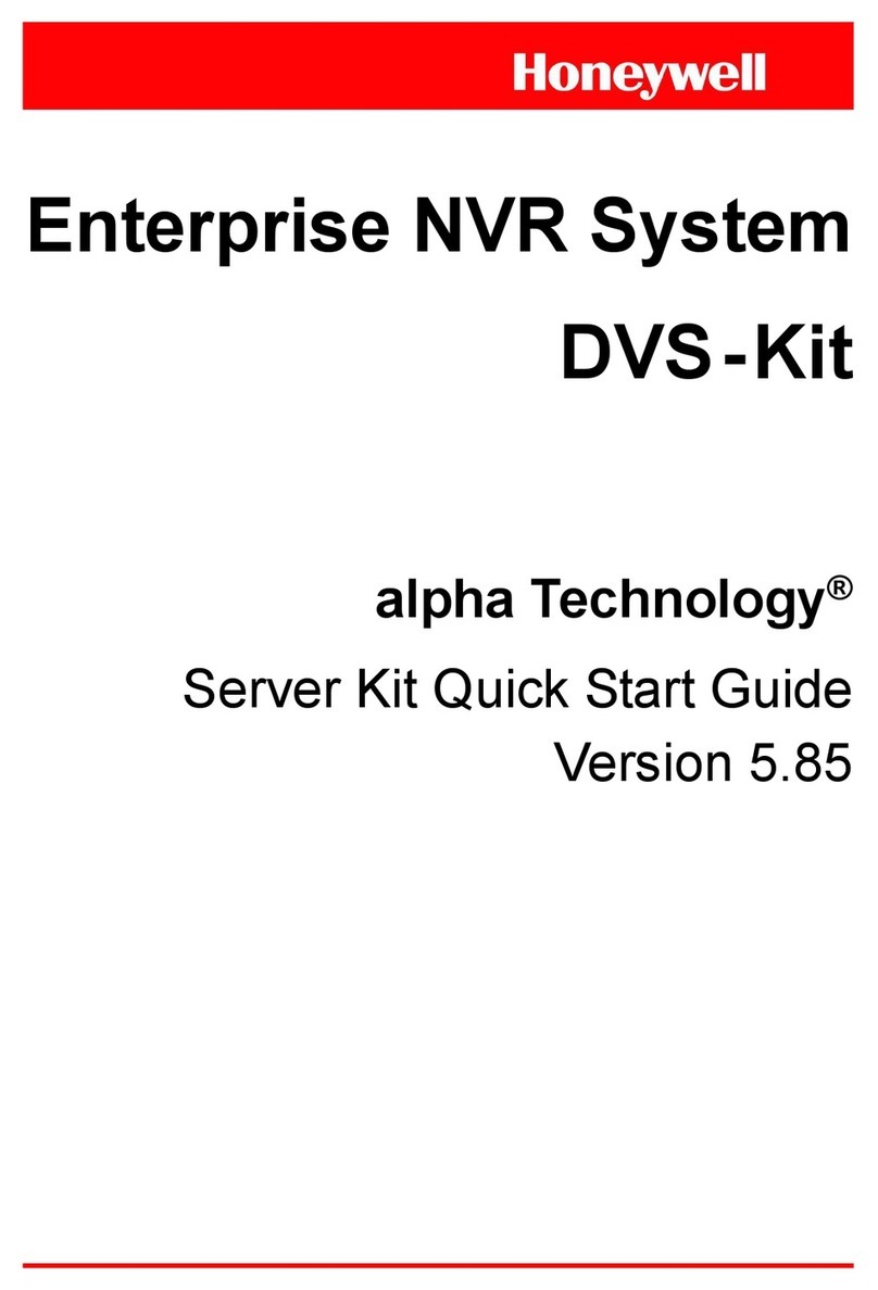 Honeywell alpha DVS-K1600 User manual