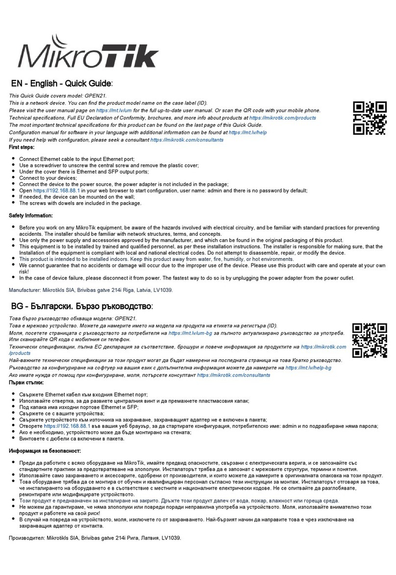 MikroTik GPEN21 quick guide
