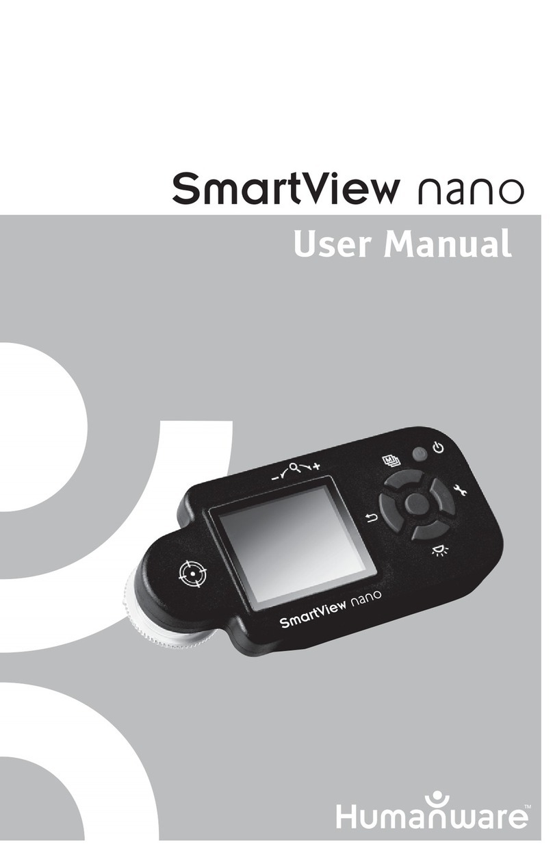 Humanware SmartView nano User manual Humanware SmartView nano User manual