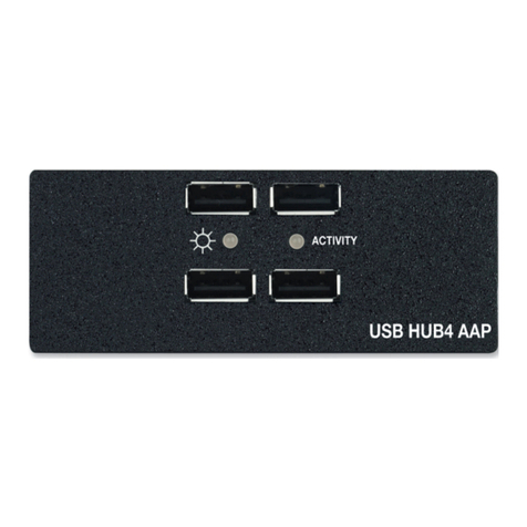 Extron electronics USB HUB4 Series User manual Extron electronics USB HUB4 Series User manual
