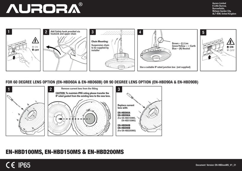 Aurora EN-HBD100MS quick start guide
