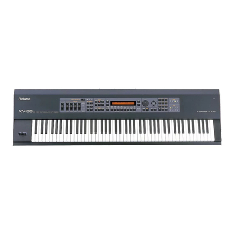 Roland XV-88 User manual
