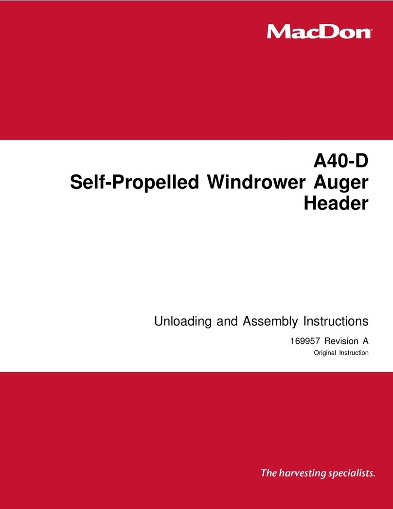 MacDon A40-D Assembly instructions