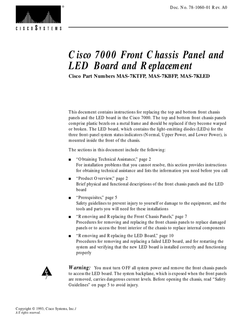 Cisco 7000 User manual