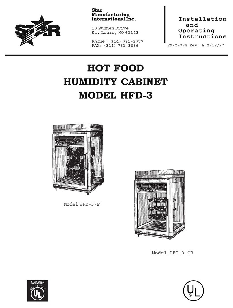 Star HFD-3 Installation and operating instructions