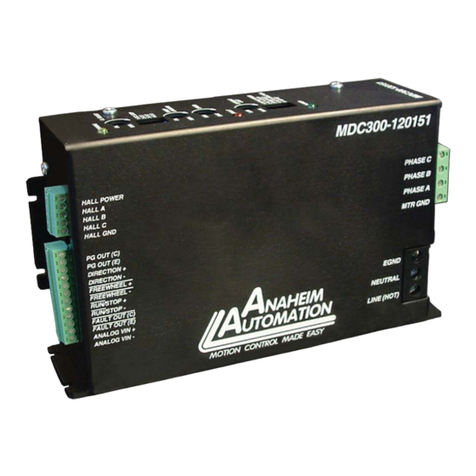 Anaheim Automation MDC300-120151 Series user guide Anaheim Automation MDC300-120151 Series user guide