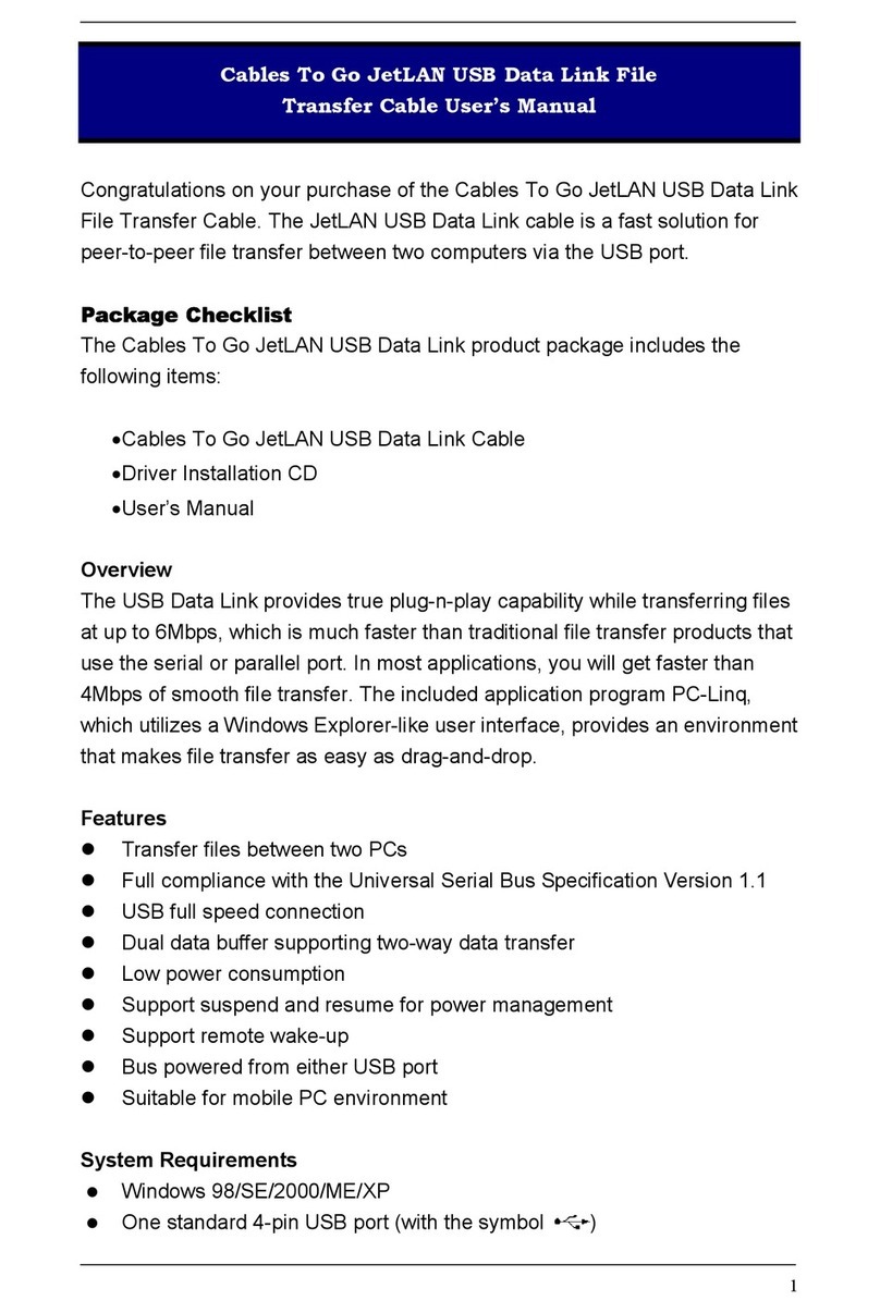 Cables to Go 22431 user manual