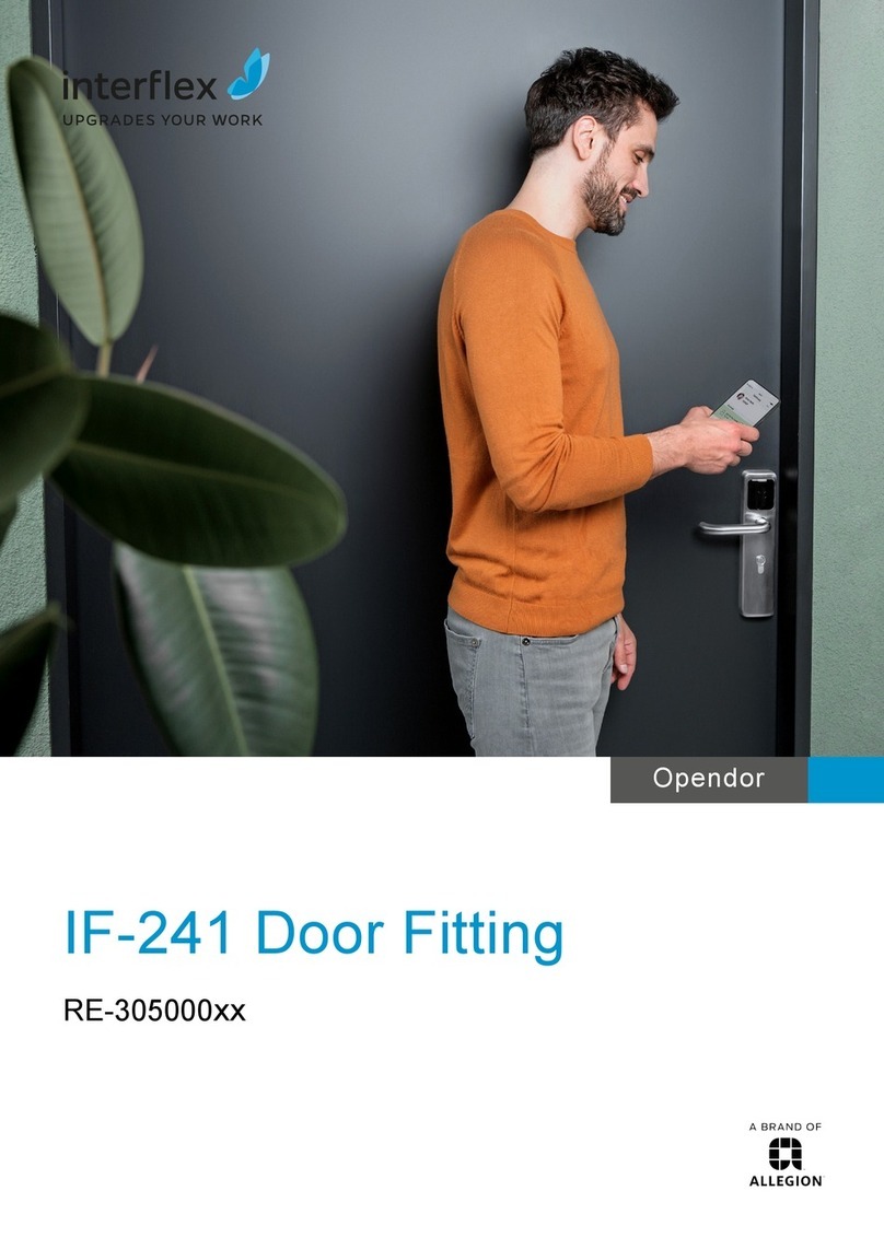 Allegion interflex IF-241 manual