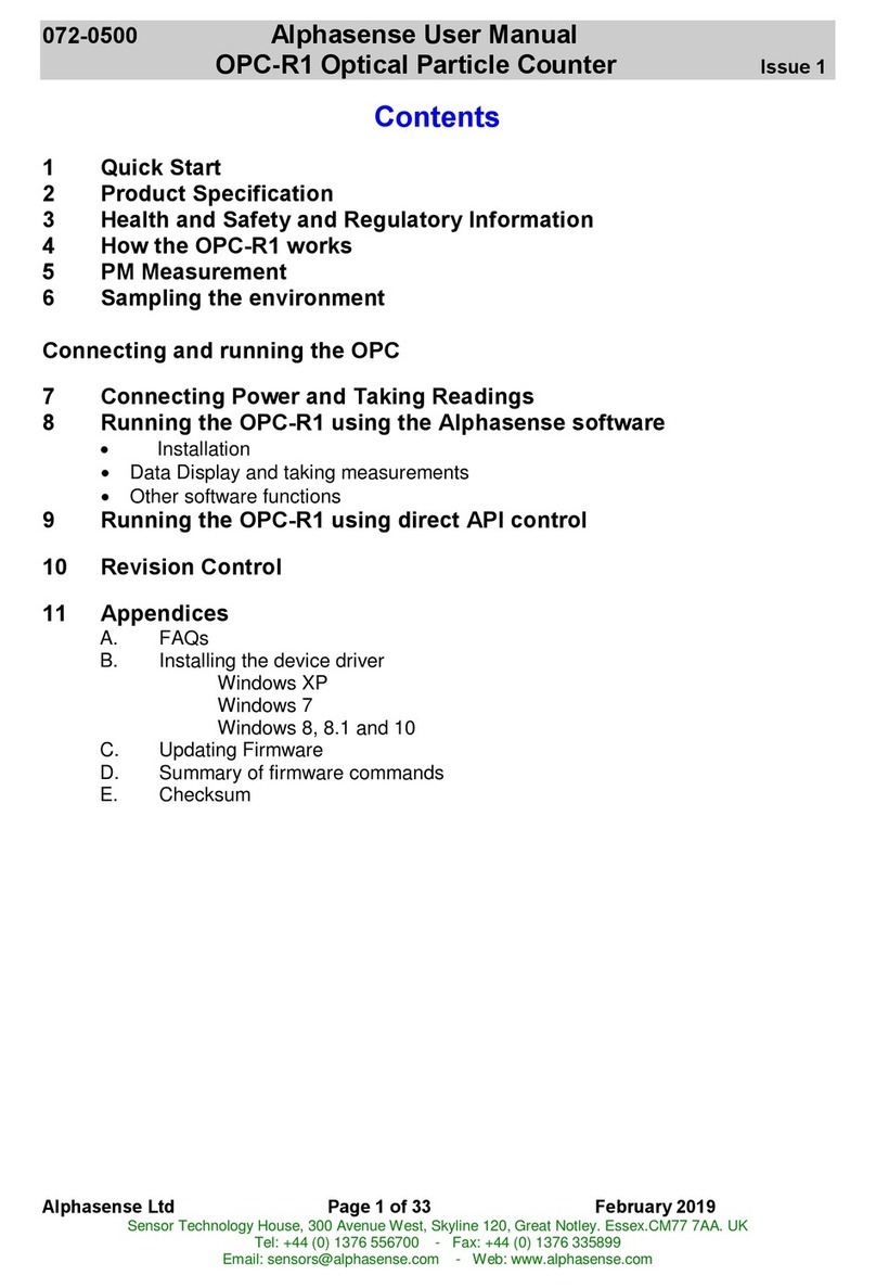 Alphasense OPC-R1 user manual