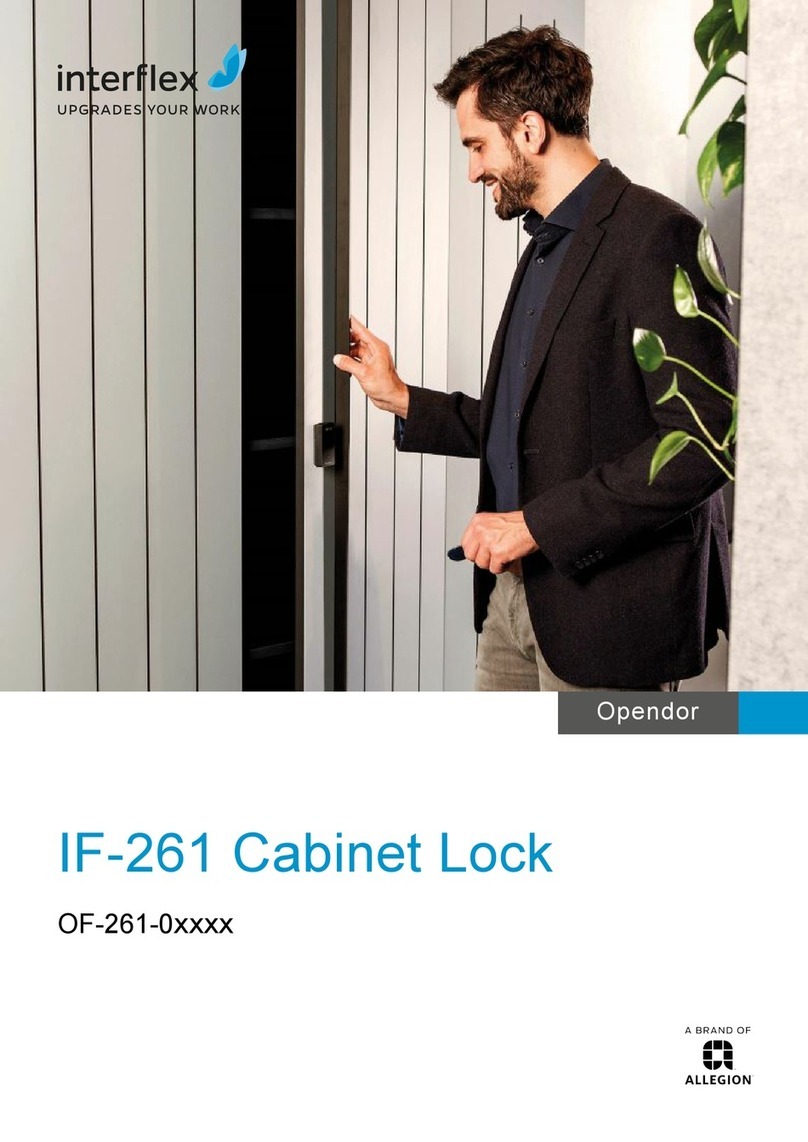 Allegion interflex IF-261 manual