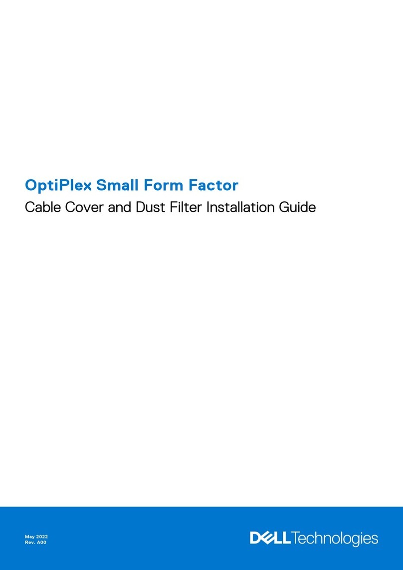 Dell OptiPlex Small Form Factor User manual Dell OptiPlex Small Form Factor User manual