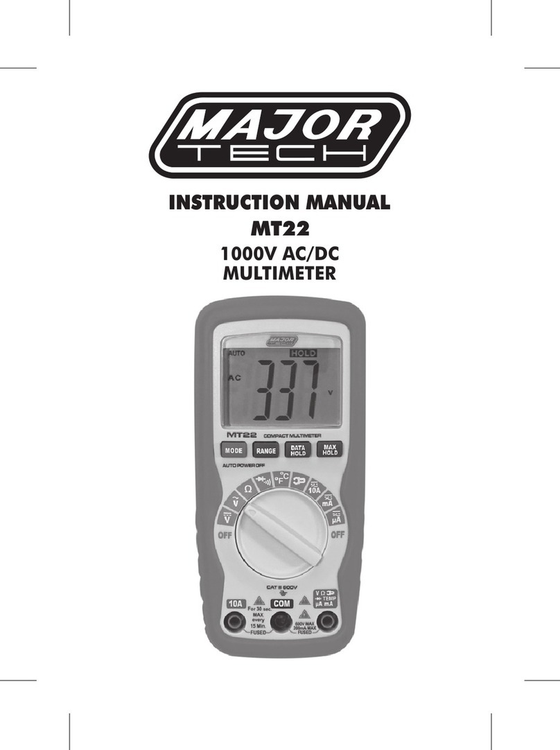 Major tech MT22 User manual