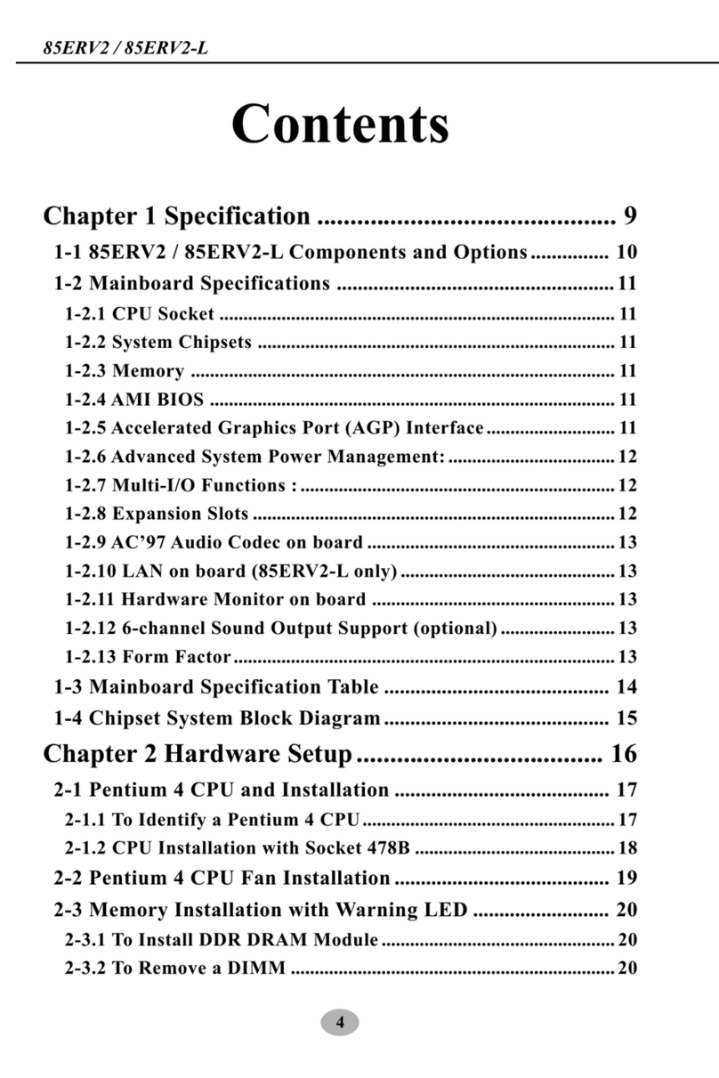 SOLTEK 85ERV2 User manual