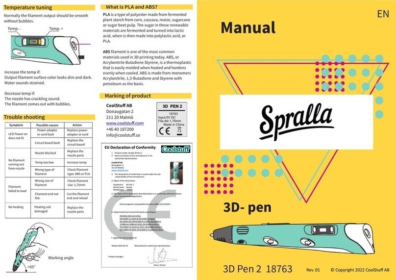 COOLSTUFF Spralla 3D Pen 2 manual