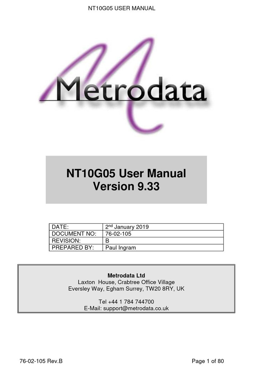 Metrodata NT10G05 user manual