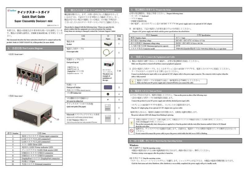 Interface Super Classembly Devices mini quick start guide