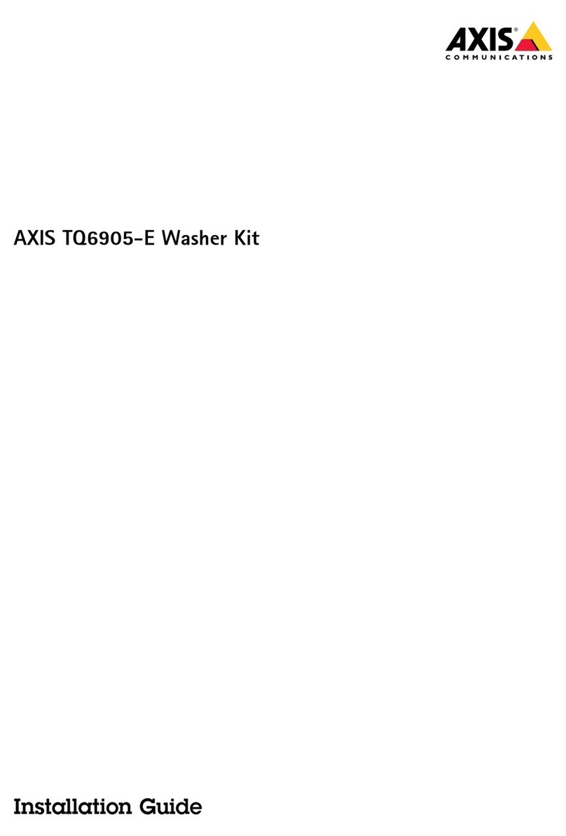 Axis TQ6905-E Washer Kit installation guide