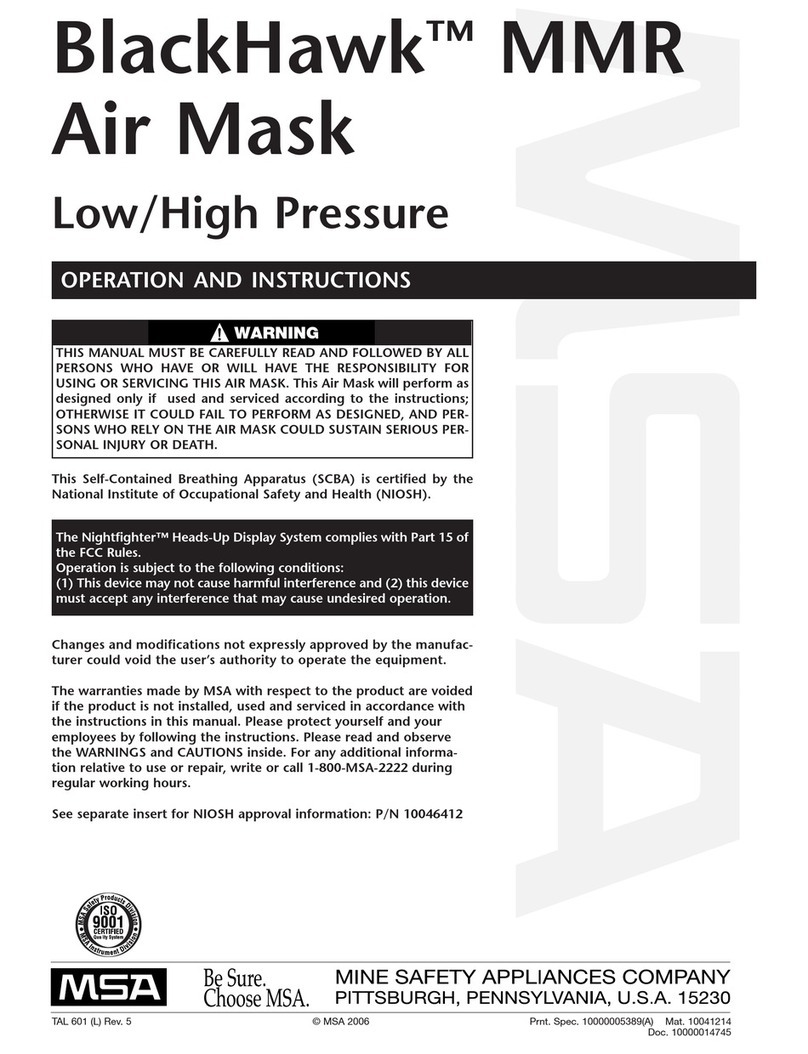 MSA BlackHawk MMR User manual MSA BlackHawk MMR User manual