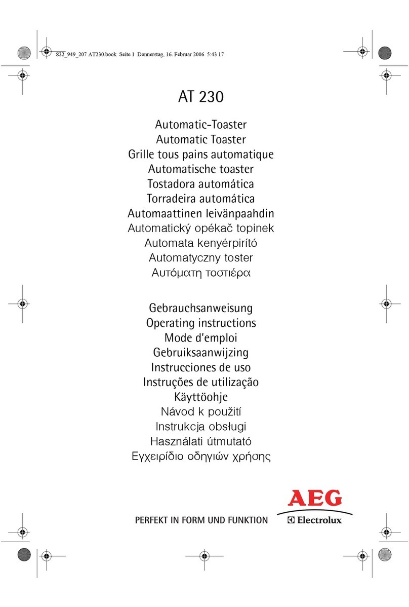 AEG AT 230 User manual