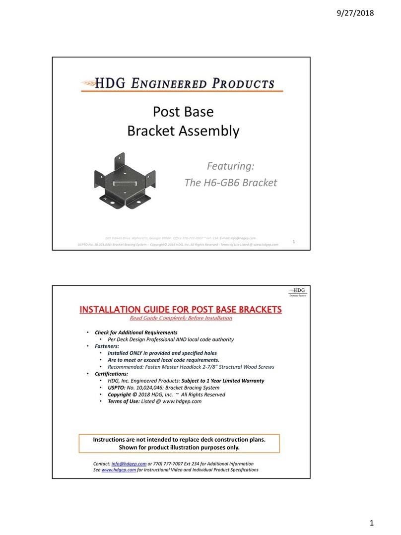HDG H6-GB6 User manual