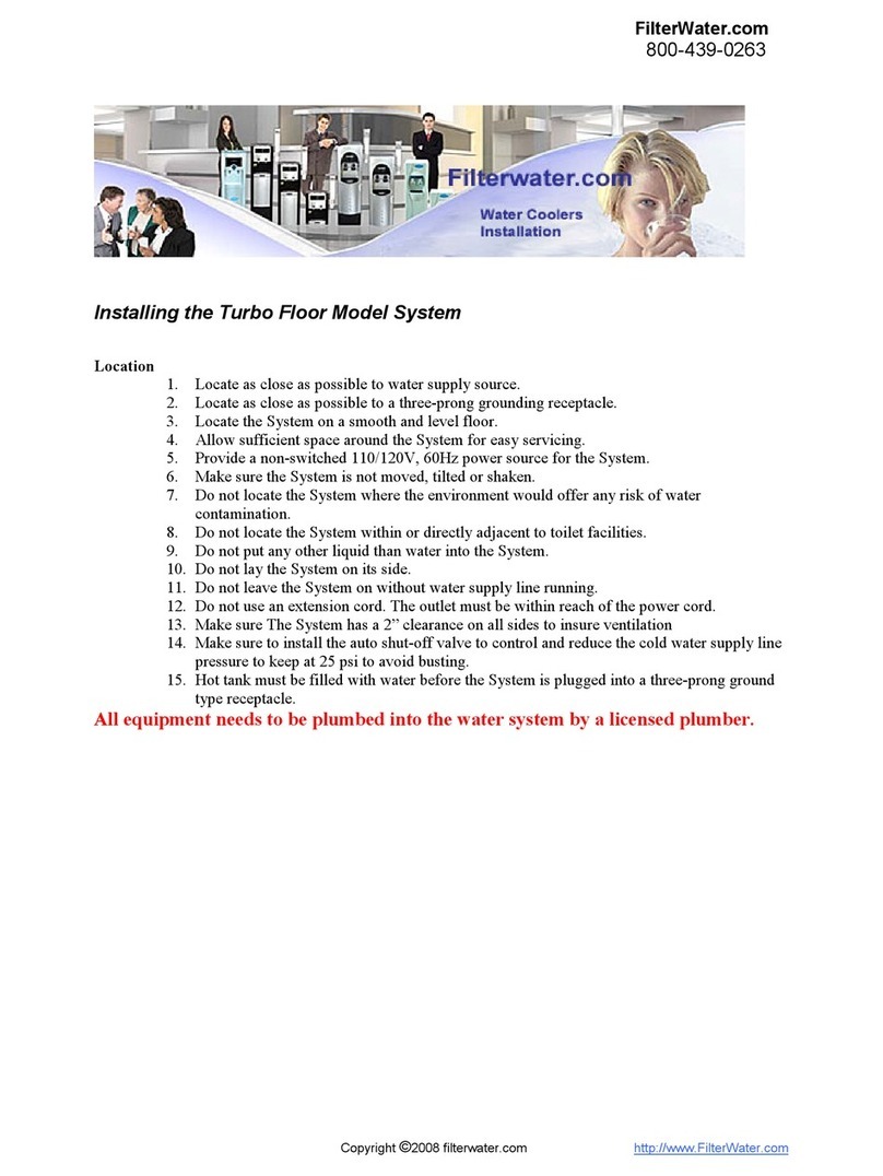 FilterWater Turbo Floor Installing