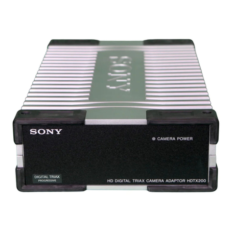 Sony HDFX200 User manual