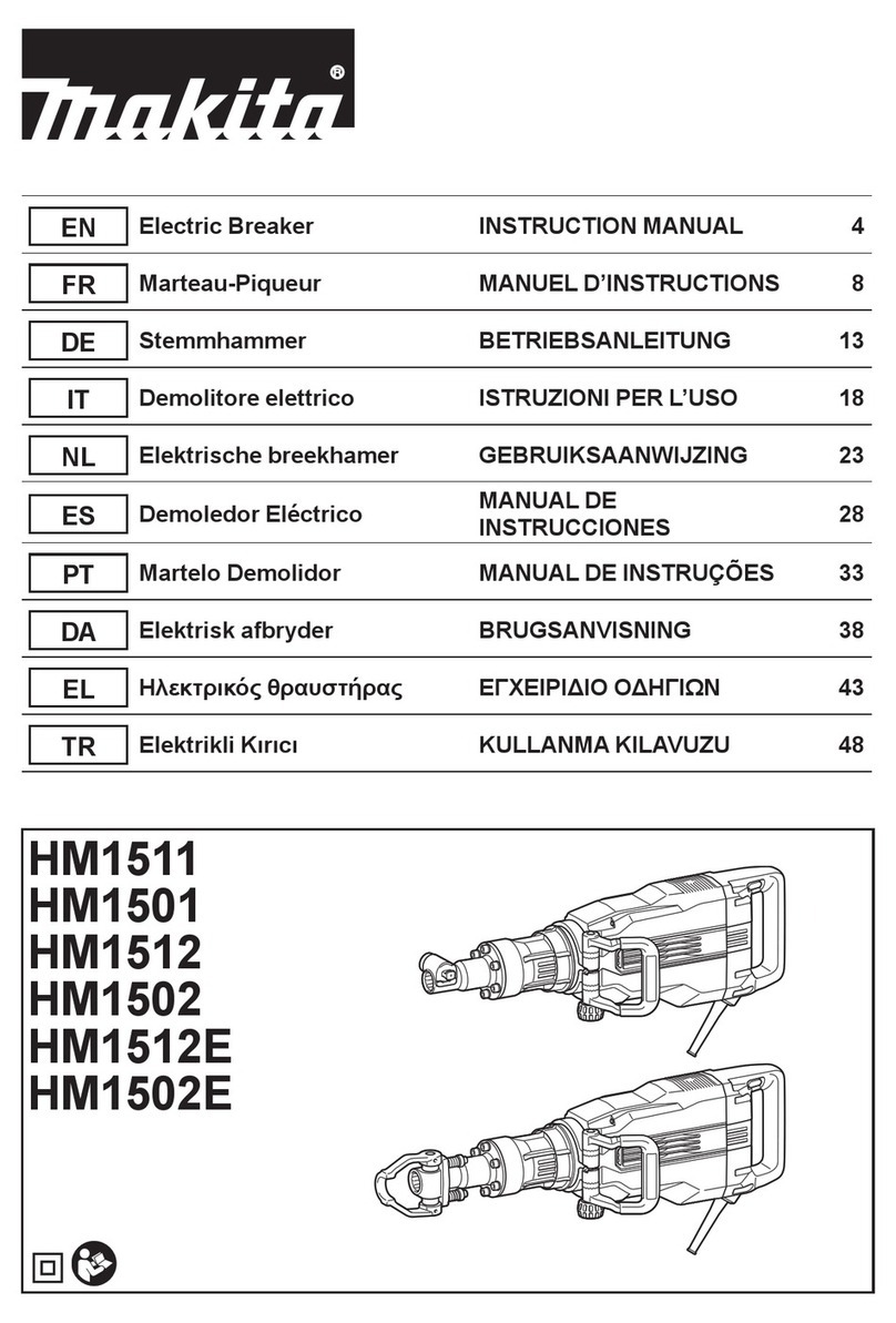 Makita HM1511 User manual