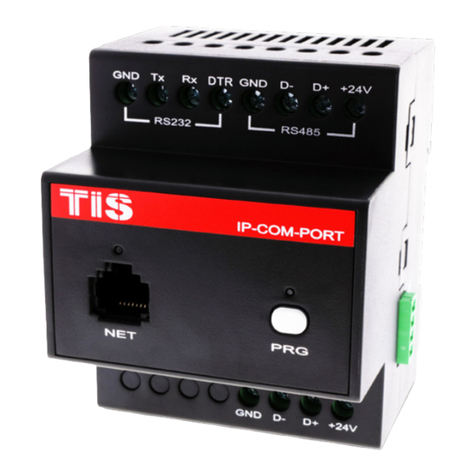 TIS IP-COM-PORT installation manual TIS IP-COM-PORT installation manual