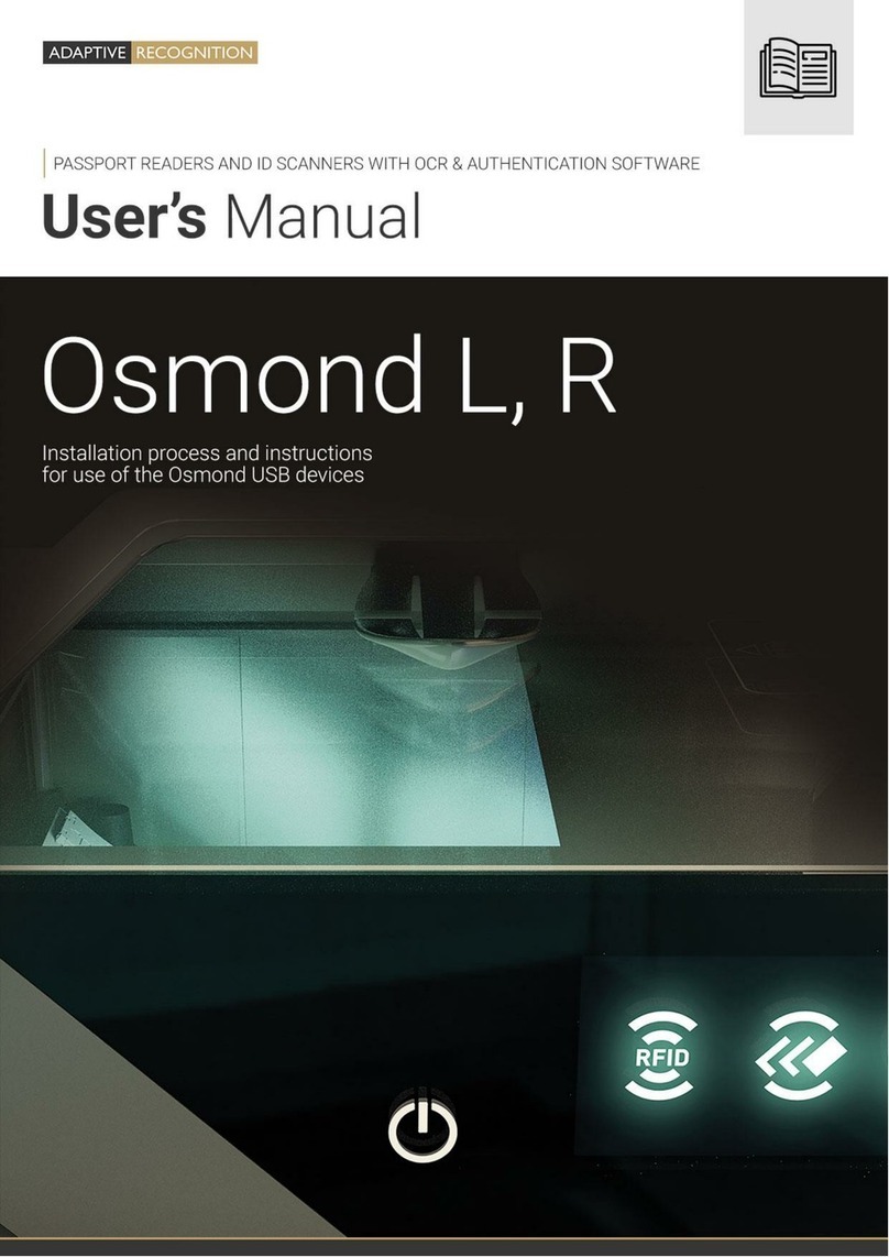 Adaptive Recognition Osmond L User manual