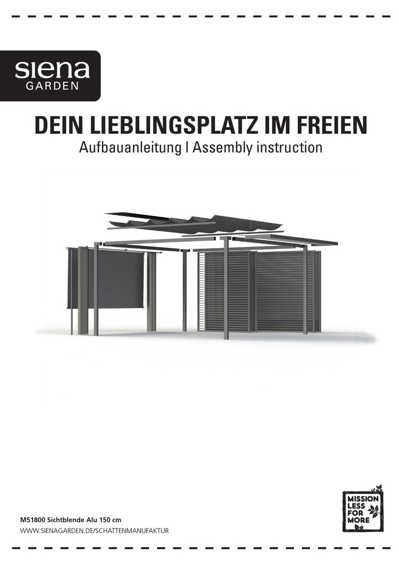 siena GARDEN M51800 Assembly instruction