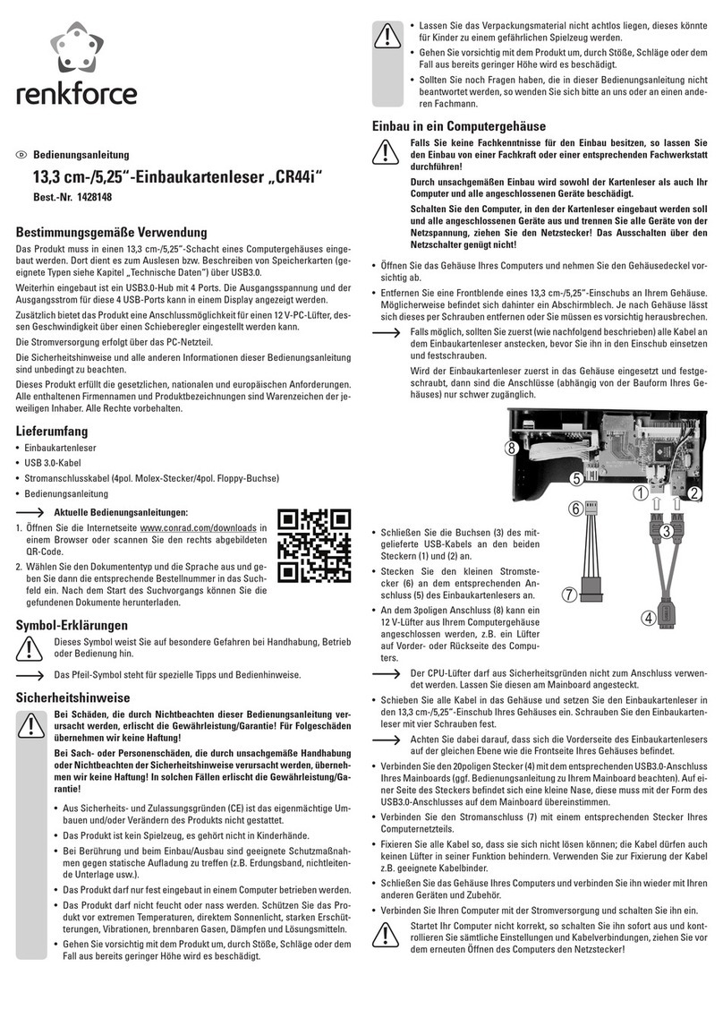 Renkforce CR44i User manual