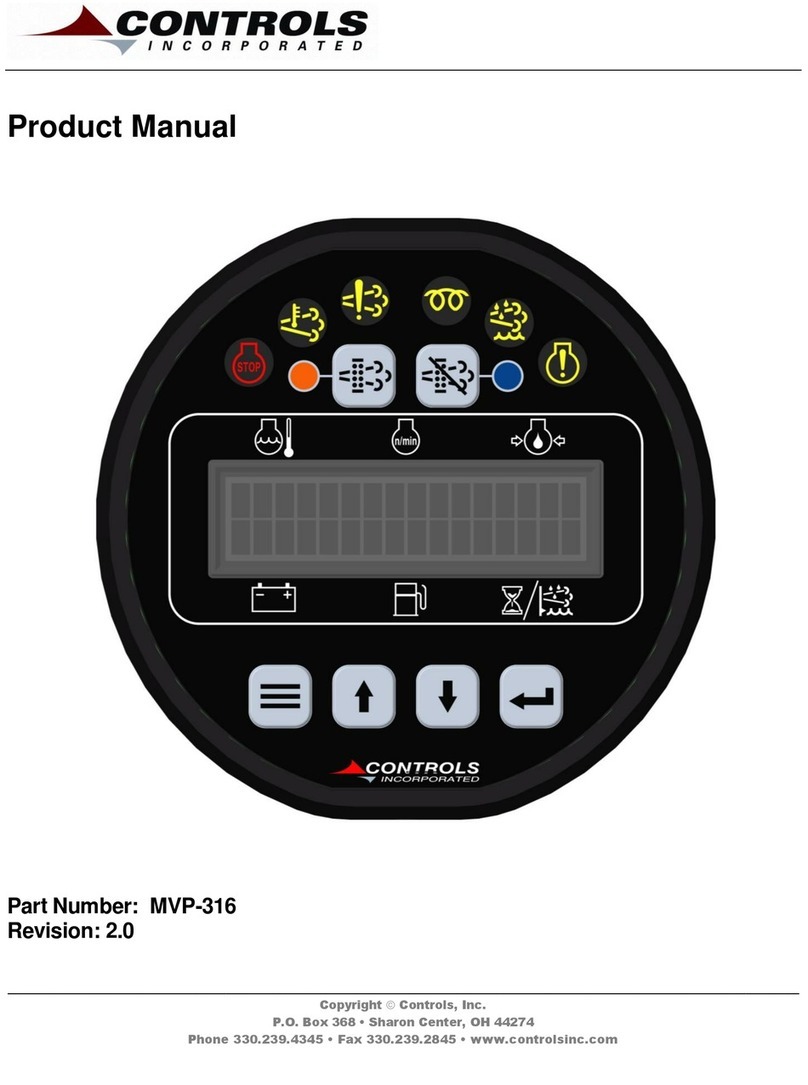 Controls MVP-316 product manual