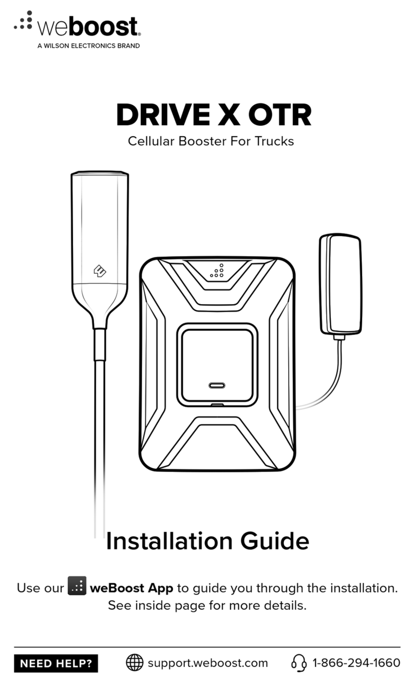 Wilson Electronics WEBOOST DRIVE X OTR User manual