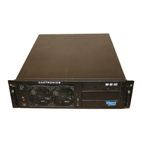 Daktronics Venus 7000 User manual Daktronics Venus 7000 User manual