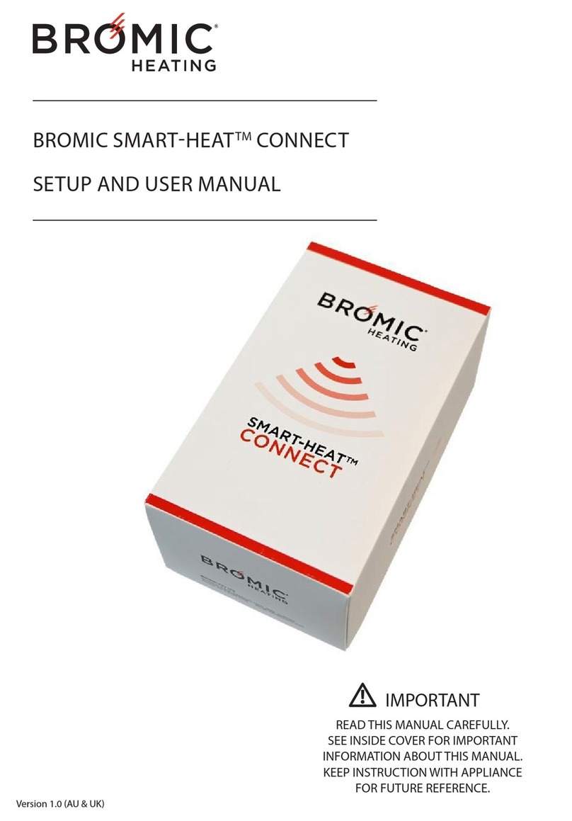 Bromic Heating SMART-HEAT CONNECT Setup and user's manual
