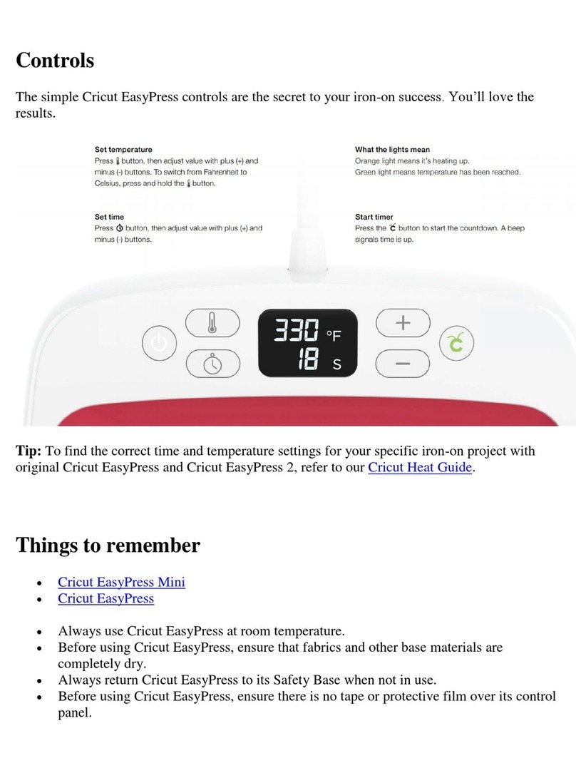 Cricut EasyPress Mini User manual