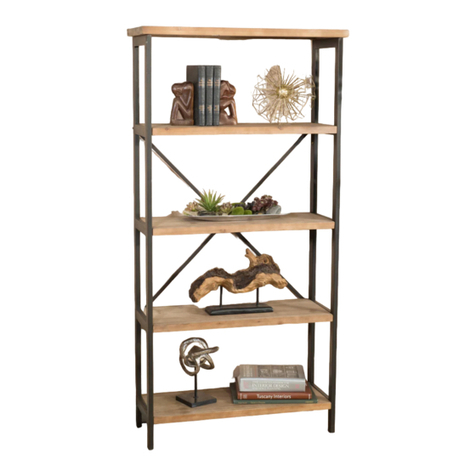 Noble House Home Furnishings Bookcase Assembly instructions Noble House Home Furnishings Bookcase Assembly instructions