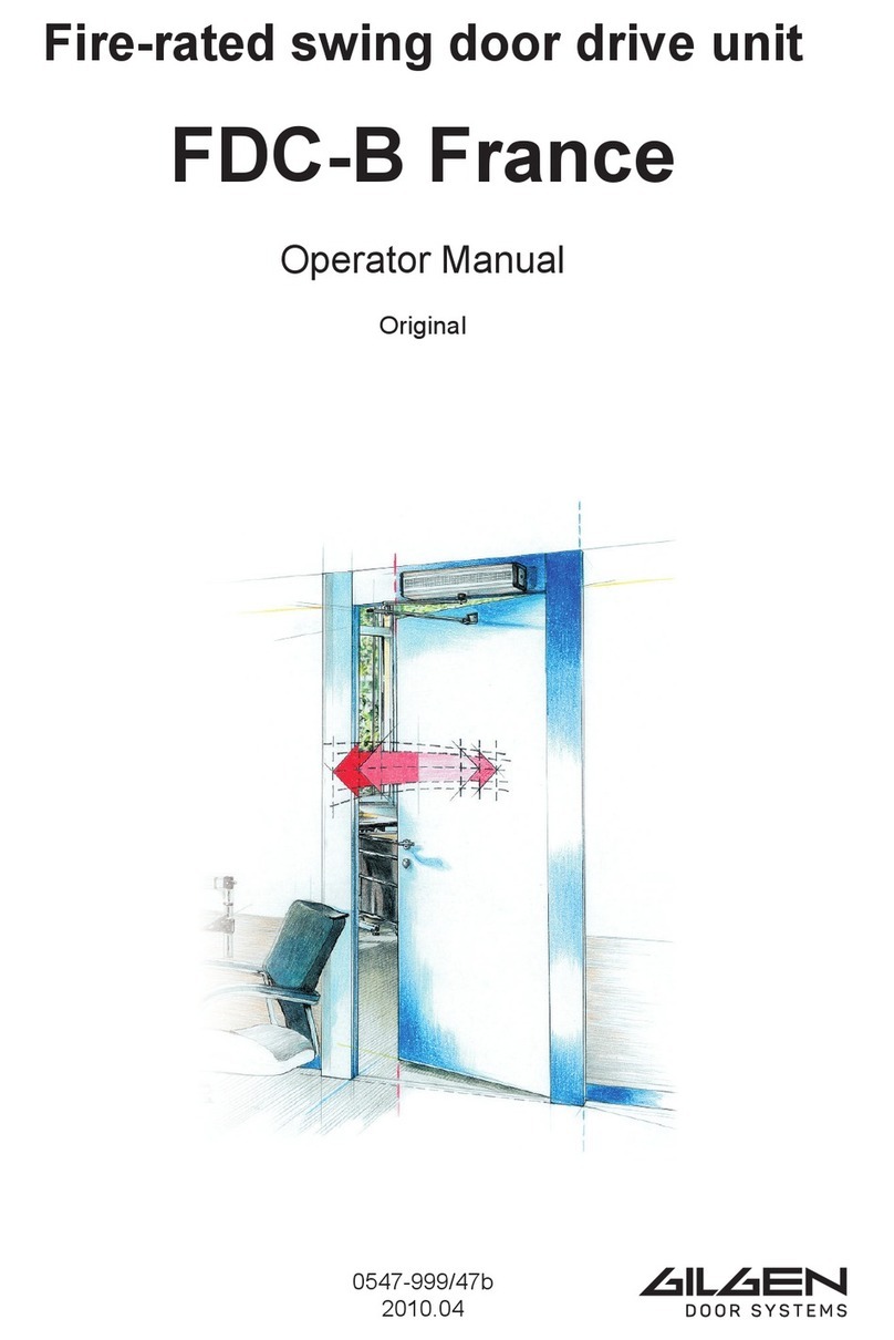 GILGEN FDC-B France User manual