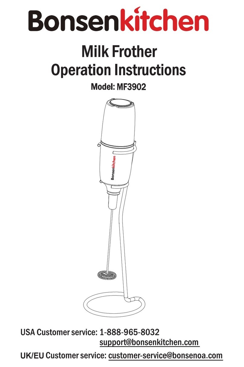 BonsenKitchen MF3902 Operation instructions