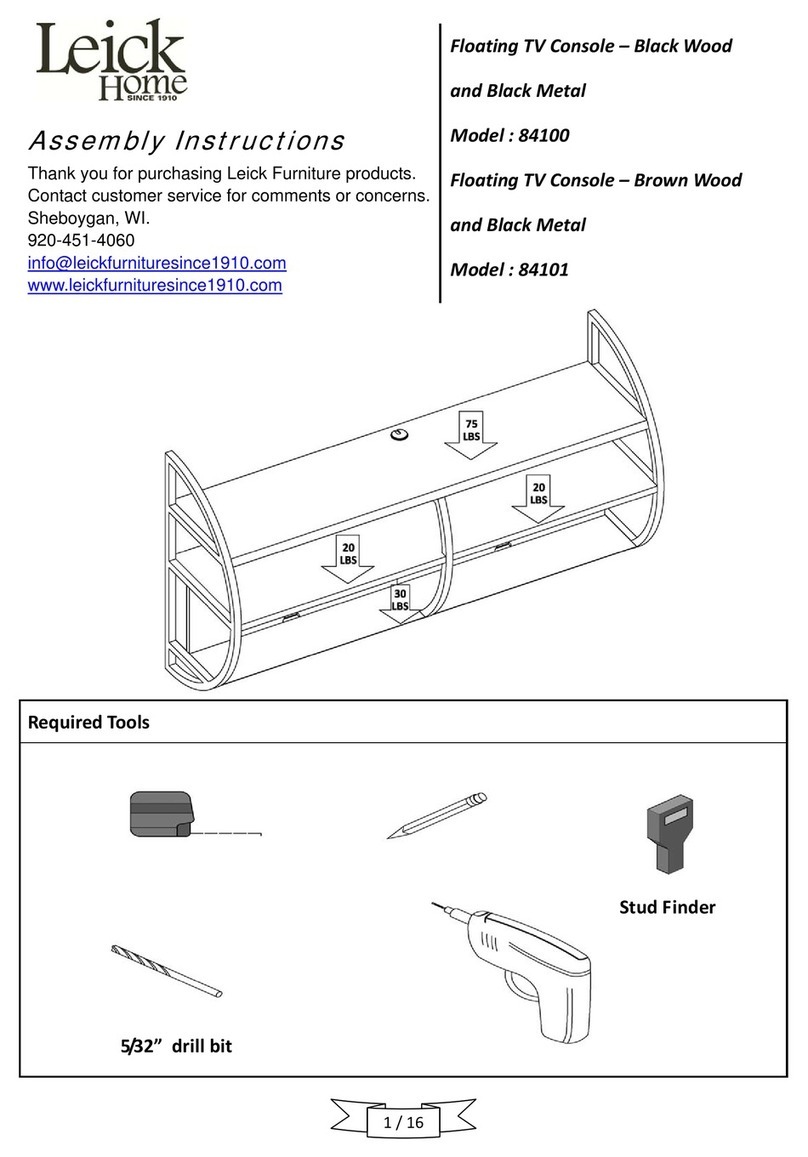 Leick Home 84100 Assembly instructions