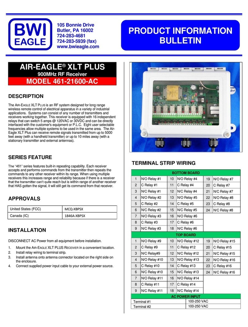 BWI Eagle AIR-EAGLE XLT PLUS Manual