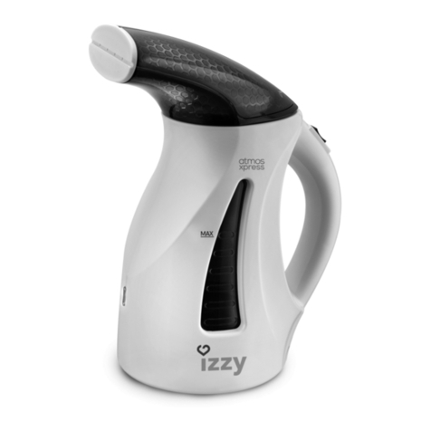 izzy Garment Steamer Atmos Xpress 3 in 1 manual