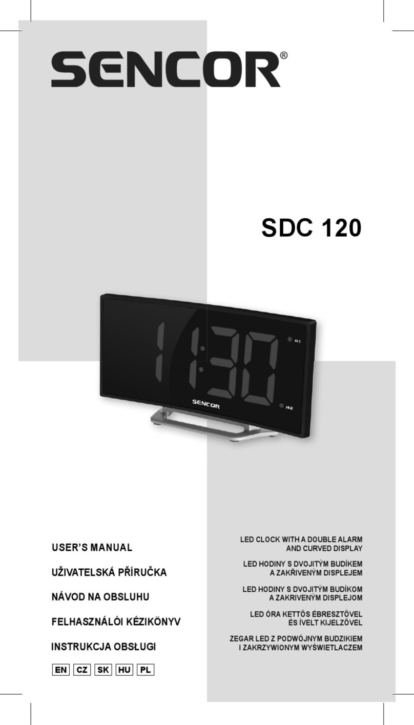 Sencor SDC 120 user manual