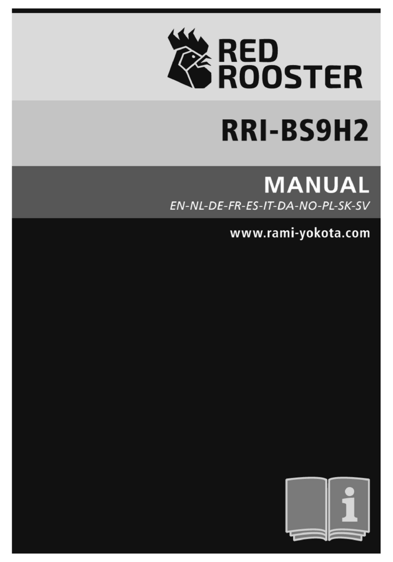 RED ROOSTER RRI-BS9H2 manual