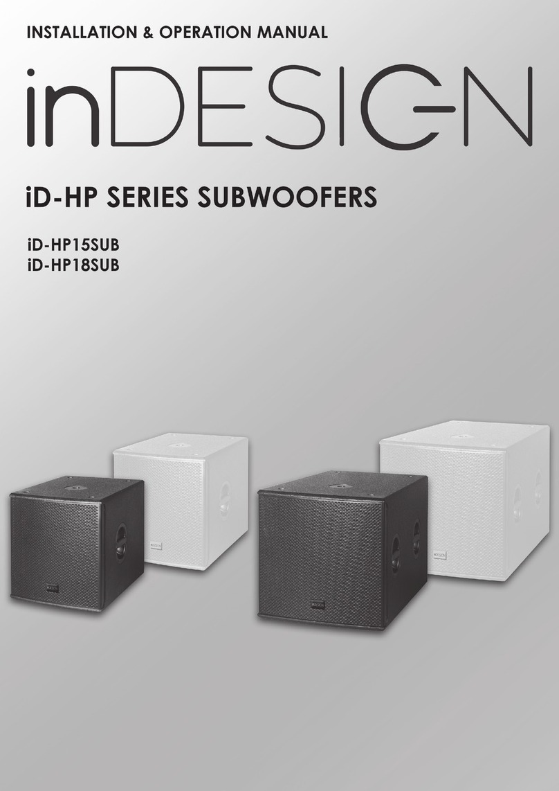 inDESIGN iD-HP Series Installation & operation manual