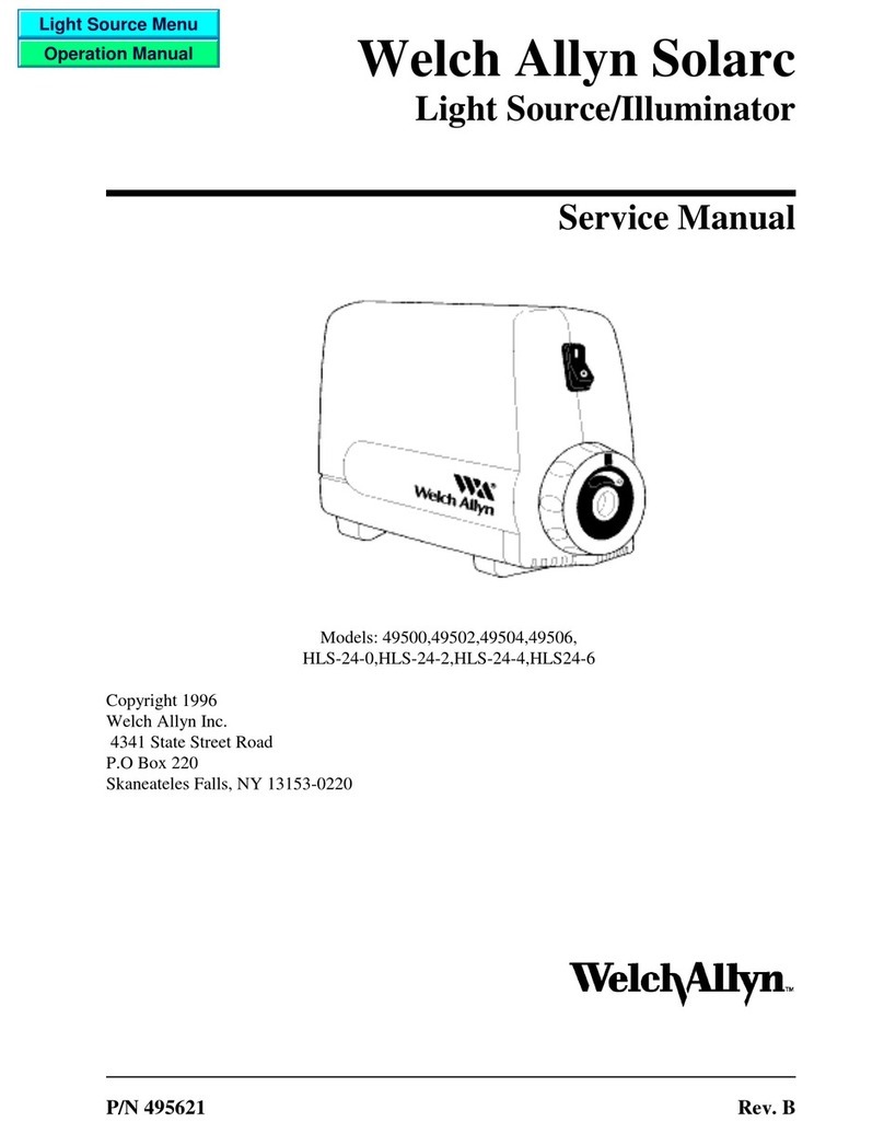 Welch Allyn HLS-24-0 User manual