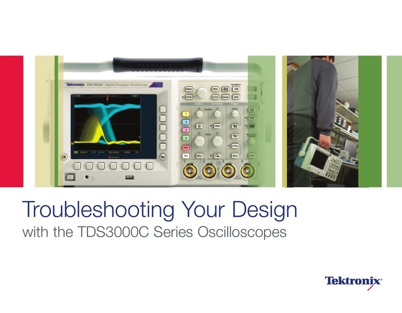 Tektronix TDS3000C Series User manual