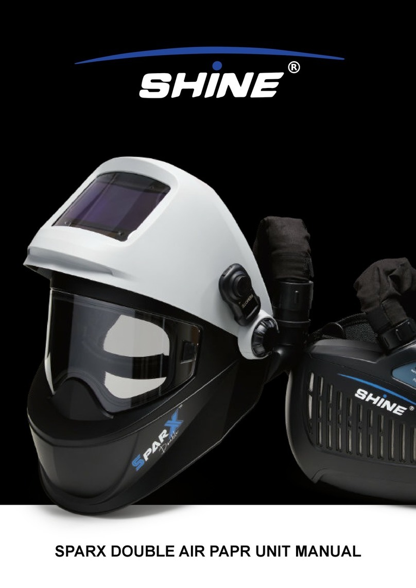 SHINE SPARX DOUBLE AIR PAPR manual